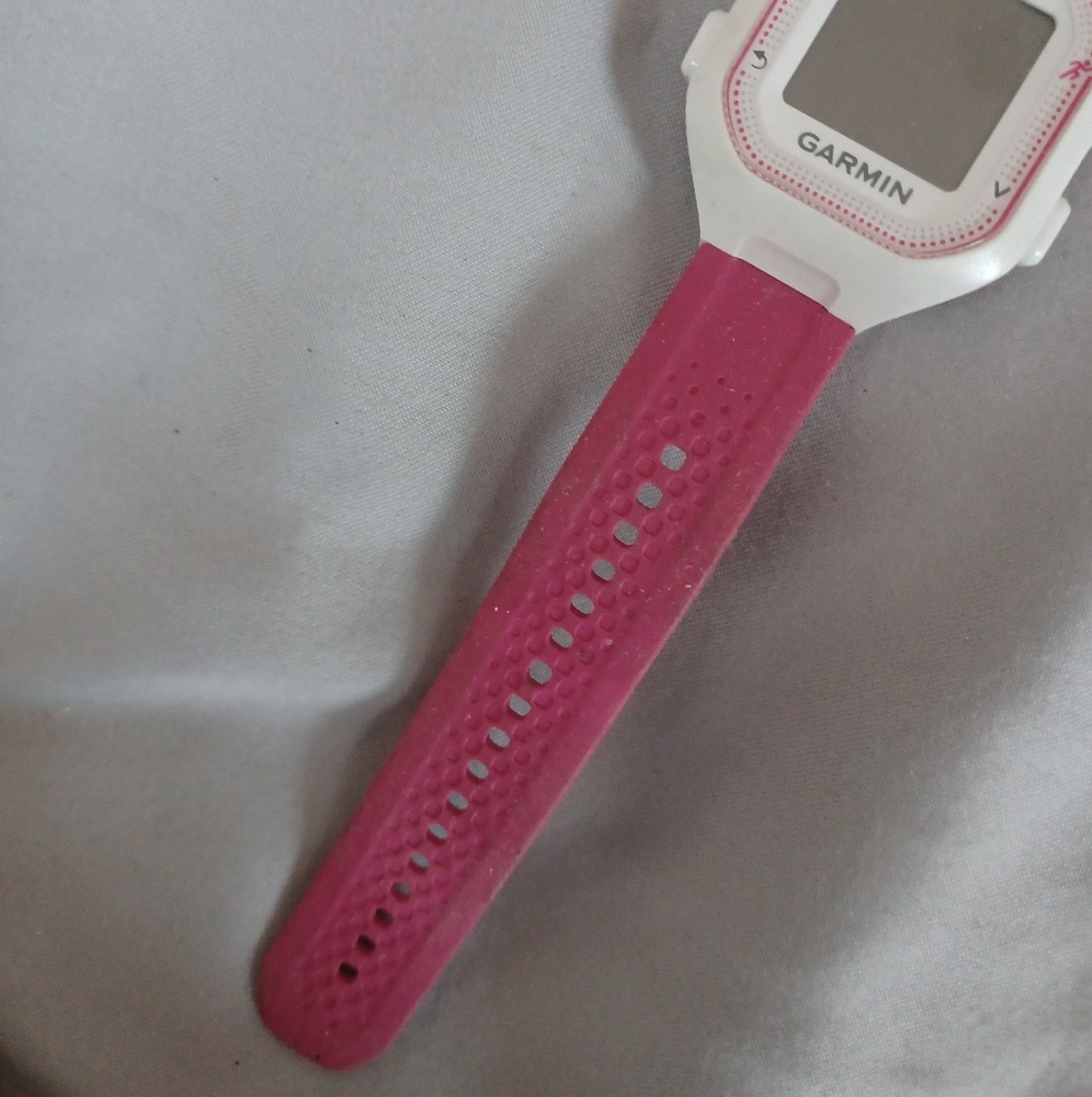 Rare Pink and white GARMIN running watch band - Picture 3 of 9